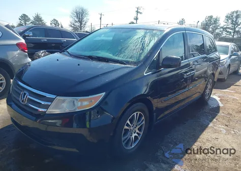 2013 Honda Odyssey Ex-L z USA, uszkodzony, nr VIN 5FNRL5H6XDB038069